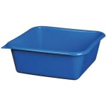 Aluminium et plastique - cuvette carre 20cm 1. 5l bleu