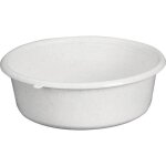 Aluminium et plastique - cuvette ronde 21x6cm 1. 5l gris mouchet