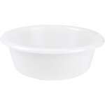 Aluminium et plastique cuvette ronde 36 cm 6. 5 l - blanc alimentaire