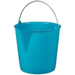 Aluminium et plastique seau  bec 29cm 13l bleu green line
