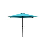 Amalfi - parasol droit rond led Ø 27 m bleu Amalfi - parasol droit rond led Ø 27 m bleu