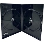 Amaray lot de 10 bo�tiers doubles pour cd / dvd / blu - ray dos 14 mm