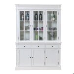 Amaretta armoire vitrine 3 portes vieux blanc vintage patiné largeur 142 cm hauteur 200 cm. Amaretta armoire vitrine 3 portes vieux blanc vintage patiné largeur 142 cm hauteur 200 cm.