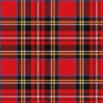 Ambiente: serviettes en papier ambiente 3 paisseurs tartan cossais rouge