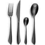Coffret de couverts - amefa - gamme instinct - acier inox - noir mat - 16 pices