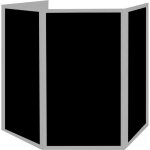 American dj event facade scrims tissus noir pour paravent