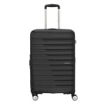 Valise rigide american tourister flashline 4 roulettes 67 cm - shadow black - cadenas tsa