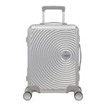 American tourister soundbox alu spinner 55 cm ? valise cabine 39l en aluminium 4 roulettes 360� avec ...