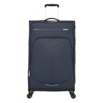 Valise - american tourister - summerfunk spinner 77 - bleu - semi - rigide - 4 roulettes 360�