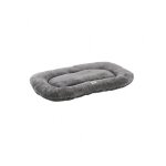 Mon ami luki - coussin ovale lines - anti - derapant - gris - chien - 60x40x6cm