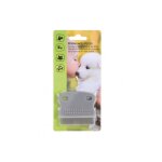 Mon ami luki - peigne anti - puces - gris - chien et chat - 6x7