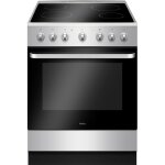 Amica acv6003s cuisiniere vitroceramique 60x60 cm silver
