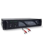 Ampli puissance pro dj - bmsonic bms - 4000 - 4000w - technologie mosfet avec ventilation continue cble ...