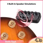 Amplificateur guitare - dilwe - mini amp portable - 3 haut - parleurs - usb type - c - effets multiples ...
