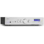 Amplificateur hifi stro - auna - amp - cd608 dab - 4x100w rms - bluetooth intgr - argent