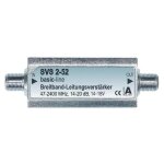 Amplificateur de ligne satellite et tnt - 1 entre 1 sortie gain rglable 14  20 db 47  2400 mhz