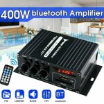 Amplificateur de puissance mini ak370 audio bt rcepteur audio numrique amp fente pour carte mmoire ...