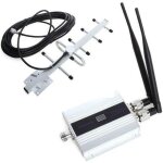 Amplificateur de signal pour tlphone portable td 900mhz 2g 3g double antenne installation facile