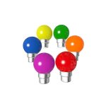 Lot de 6 ampoules pour guirlande led culot b22 incassable Lot de 6 ampoules pour guirlande led culot b22 incassable