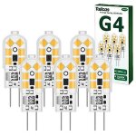 Ampoules g4 led 6 - pack 1. 2w equivalent 10w 20w halogène lampe ac - dc 12v ampoule blanc chaud 3000k ... Ampoules g4 led 6 - pack 1. 2w equivalent 10w 20w halogène lampe ac - dc 12v ampoule blanc chaud 3000k ...