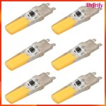 Ampoule g9 led - akozon - g9 9w 500 lm - 3000k blanc chaud - compatible variateur - lot de 6