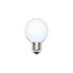Ampoule globe incandescente 60w e27 g60 ? verre opale mat