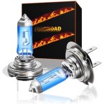 Ampoule h7 6000k voiture auto blanc effet xenon halogne 55w super white norme franaise fireroad