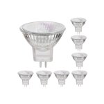 Ampoules halog�nes mr11 gu4 12v 20w - blanc chaud - pack de 8