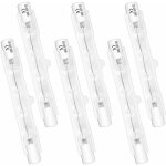 Ampoule halog�ne r7s - hawuj - 78mm 100w 2700k lot 6 - dimmable 1500lm lampe tube