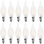 Ampoule led e14 flammeforme de bougieblanc chaud 2700k4w equivalence incandescence 40w400lm lot de 12 ...