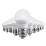 Ampoule led e27 - silumen - g45 - blanc froid 6000k - 8w - haute luminosit