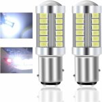 Ampoules led pour feu arri�re - mich - 2 pi�ces - 1157 bay15d - 900lm - 12v - super lumineuses - 47 mm ...