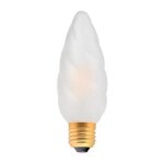 Ampoule led filament flamme torsad�e g�ante 4w e27 450lm 2700k blanc chaud