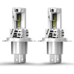 Ampoule led h4 - blanc - kit phare de conversion - 6500k - 2 pcs