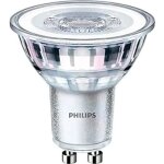 Ampoule led spot gu10 - philips - 50w - blanc froid - verre - lot de 2
