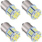 Ampoule led voiture 4 pi�ces 1156 blanc highlight lamps 12v ampoules clignotant led pour feux de recul ...