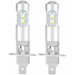 Ampoules de phares 2x h1 6000k ultra white 100w kit dampoules de phares � led pour feux de croisement ...