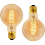Ampoule vintage globe g80 e27 dimmable 40w blanc chaud 2700k ac 220v ampoules de d�coration � incandescence ...