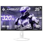 Amzfast 24. 5 pouces ecran pc gamer - 320hz / 240hz fhd fastips �cran 1ms mprt 120% srgb anti - lumi�re ...