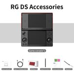 Anbernic console de jeu portable android rg ds deux �crans ips de 4 pouces puce rk3568 couleurs : n jeu ...