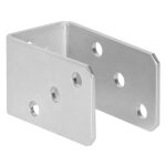 Ancrage pour poteau en bois de type u - 70 mm base de poteau montage sur poteau t�le anticorrosion en ...