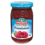 Andros allege - allégée confiture de framboises 350g - lot de 4 Andros allege - allégée confiture de framboises 350g - lot de 4