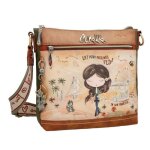 Anekke - sac bandoulire femme peace & love camel - 11236