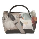Anekke sac � main beige marron pour femme - sophia auralis short handle bag multicolor 339624