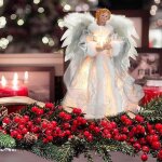 Ange cimier de sapin de noëlpointe de sapin ange lumineuse sommet sapin de noel décoration de noël pour ... Ange cimier de sapin de noëlpointe de sapin ange lumineuse sommet sapin de noel décoration de noël pour ...