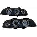 Angel eyes phares pour bmw s�rie 5 e39 sedan touring 96 - 03 noir gris reglaje manuell