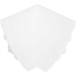 Angle intérieur pour plinthe en pvc - holzbrink - finition cuisine - 23x23mm - blanc Angle intérieur pour plinthe en pvc - holzbrink - finition cuisine - 23x23mm - blanc