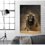 Animaux abstraits peintures sur toile moderne coloré taureau affiches et impressions art mural décor ... Animaux abstraits peintures sur toile moderne coloré taureau affiches et impressions art mural décor ...