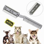 Animalerierasoir manuel pour animaux de compagnie peigne dpilation  double extrmit pour chiens et ...