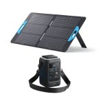 Anker solix c300x dc batterie nomade avec panneau solaire 100w